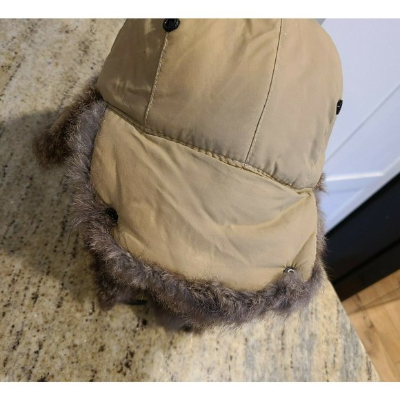 Mad Bomber Rabbit Fur Lined with Ear Flaps Size M. Read! - Picture 6 of 12